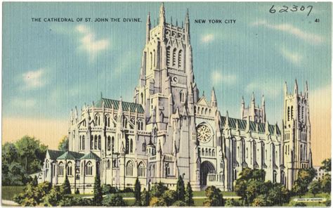 The Cathedral Of St John The Divine New York City Digital Commonwealth