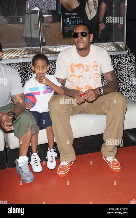 LaLa Vazquezs husband Carmelo Anthony and son Kiyan Carmelo Anthony