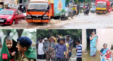 Heavy Rains Wreak Havoc In Andhra Several Evacuated Heavy Rains