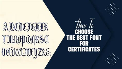 Best Font For Certificates Responsive Design