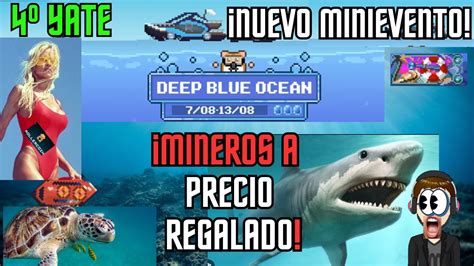 Nuevo Minievento Deep Blue Ocean Y Yate En Rollercoin Vemos Las