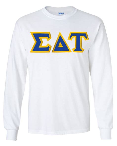 2399 Sigma Delta Tau Custom Twill Long Tee Sale 2399 Greek Gear®