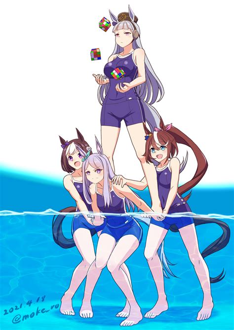 Mejiro Mcqueen Gold Ship Tokai Teio And Special Week Umamusume