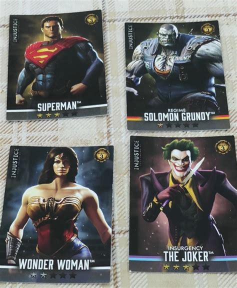 Injustice Cards For Sale Hobbies Toys Toys Games On Carousell