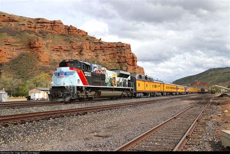 Up Union Pacific Emd Sd Ace At Echo Utah By Tom Magazin Union