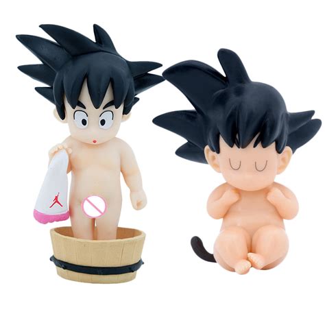 Dragon Ball Action Figure Son Goku Baby With Bath Towel Doll Toy