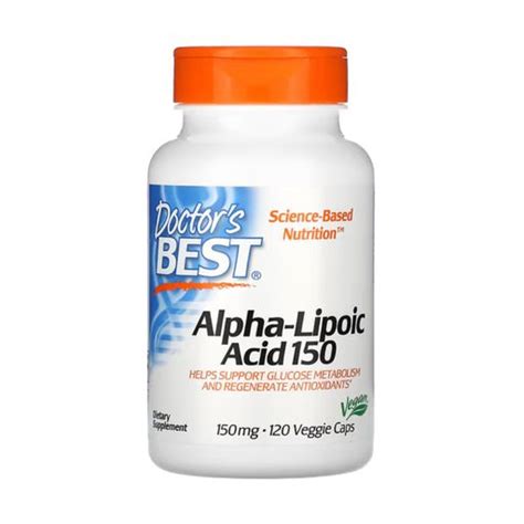 Диетическая добавка в веганских капсулах Doctor s Best Alpha Lipoic