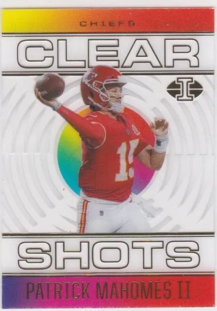 Patrick Mahomes Ii Kansas City Chiefs Football 2021 Panini Illusions