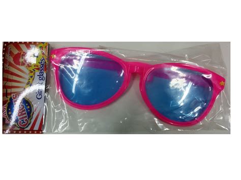 Jumbo Giant Clown Novelty Sunglasses Glasses Plastic Novelty Costume