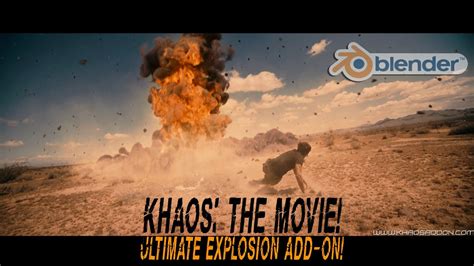 KHAOS Ultimate Explosion Add On For Blender 3d The Movie YouTube