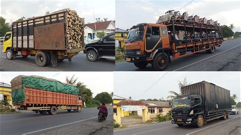 Truk Muatan Kayu Truk Fuso Muatan Berat Truk Muatan Motor Truk Wings