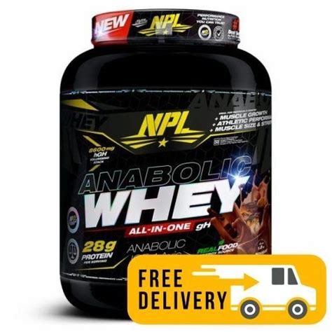 Npl Anabolic Whey Gh 4lbs 2lbs 1 8kg 908g Hgh Muscle Growth Muscle Performance Creatine Halal