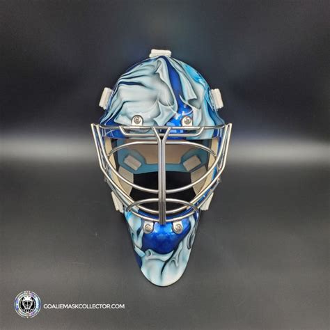 UNSIGNED GOALIE MASK – Tagged "Goalie_Joseph Woll"– Goalie Mask Collector