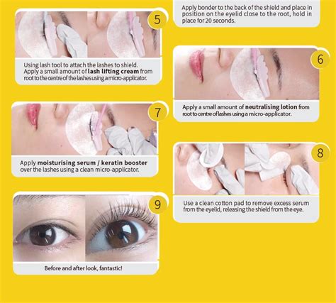 Hollyren Lash Lift Sachets Eyelash Lift Pads Eyelash Lift Glue