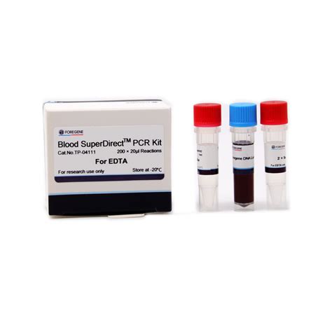 Lab Reagent Blood Super Direct Pcr Kits Using Whole Blood