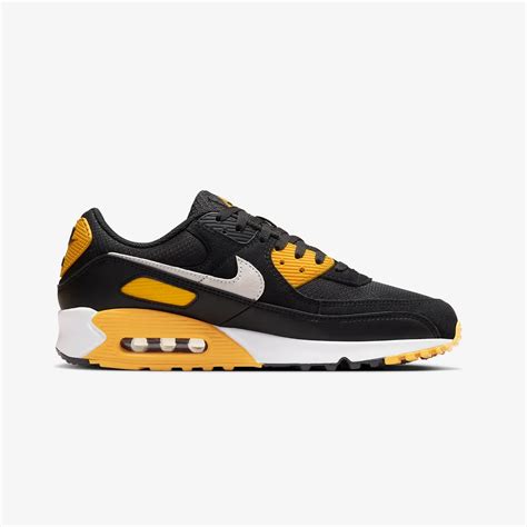 Nike | AIR MAX 90 { BLACK/WHITE-UNIVERSITY GOLD – Superkicks