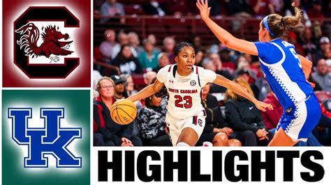 1 South Carolina Vs Kentucky Highlights Ncaa Womens Basketball