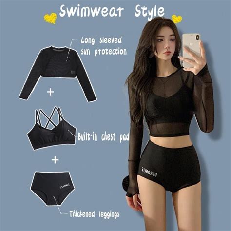 Bikini Swimsuits For Women Sexy Beach Outfit Three Piece Set High Waist Shorts And Tops Swimwear