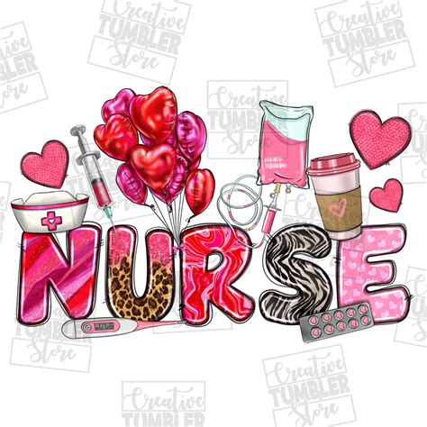 Valentines Day Nurse Png Sublimation Design Download Valentines Day Png 14th February Png