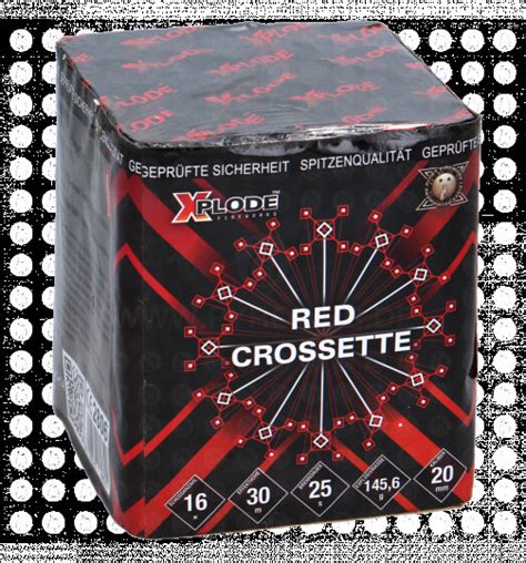 Red Crossette 16 Schuss Batterie