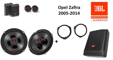 Opel Zafira B Speakers Speakers Subwoofer 200Watt Audio Upgrade JBL