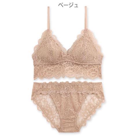 fran de lingerie Yolan with lingerie楽軽ブラレットショーツSET フラン レディース 下着 ブラジャー セット fran de lingerie