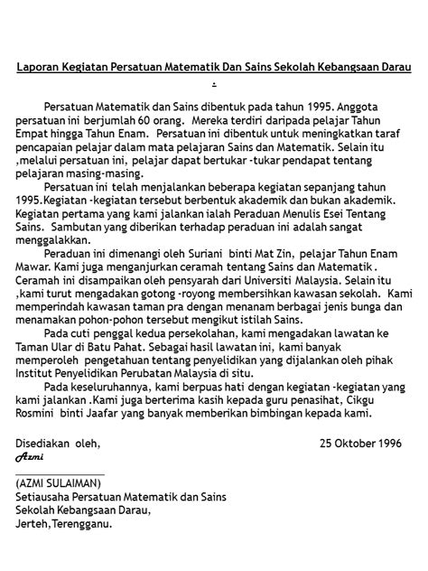 Contoh Surat Rasmi Darjah Contoh Surat 43890 The Best Porn Website