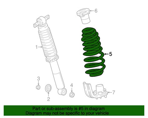 OEM 2018 2024 Honda Odyssey Coil Spring 52441 THR A01 Honda