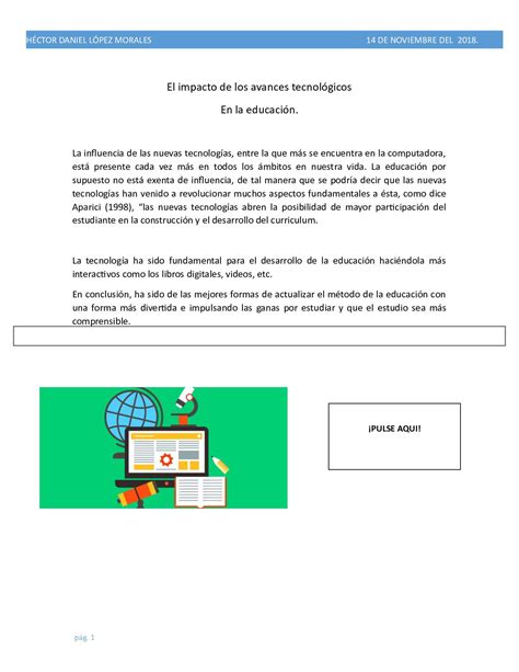 Calaméo Impacto De Los Avances Tecnológicos En La Educación