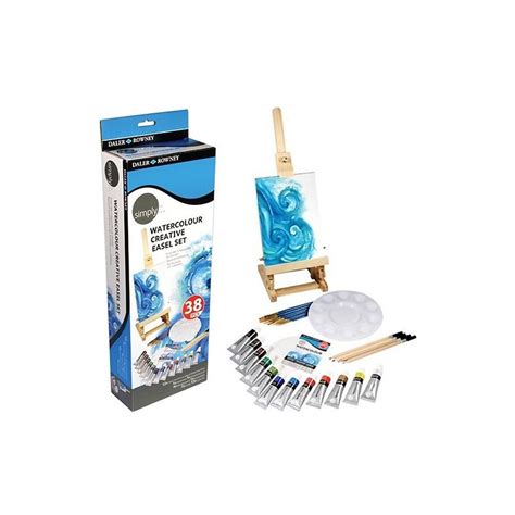 Set Acuarela Daler Rowney Simply C Atril Ac