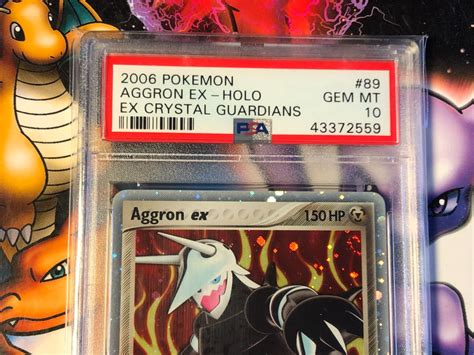 2006 Pokémon EX Crystal Guardians Aggron EX Holo 89 PSA 10 GEM