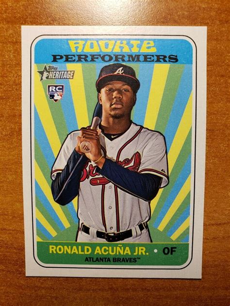 Topps Heritage Ronald Acuna Jr Lelia Karola