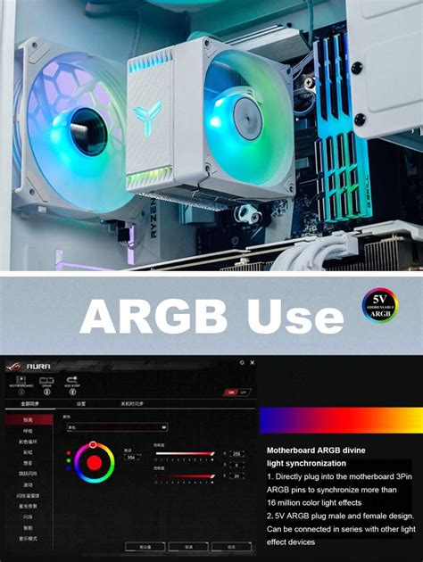 Jonsbo CR 1400 EVO ARGB CPU Cooler 4 HeatPipe Tower 5V 3 PIN ARGB