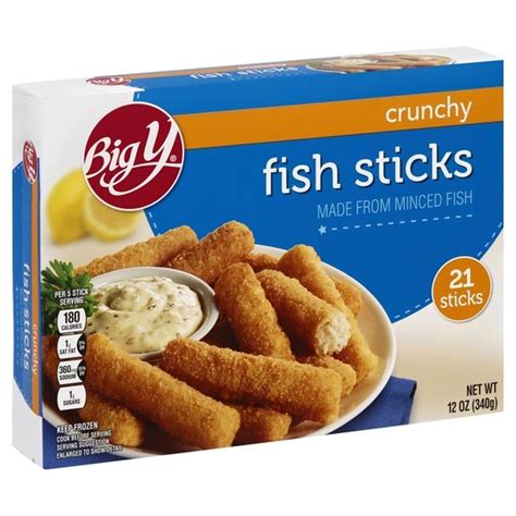 Big Y Crunchy Fish Sticks 12 Oz Instacart