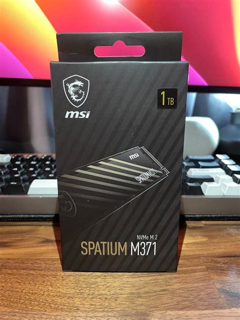 1TB MSI Spatium M371 NVME M.2 SSD GEN 3, Computers & Tech, Parts ...
