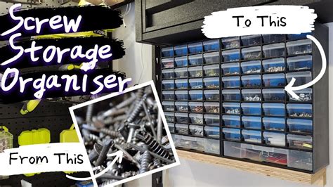 Easy Diy Screw Organiserstorage Idea Youtube