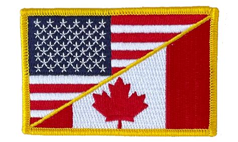 US AND CANADA FLAG PATCH – ABC PATCHES