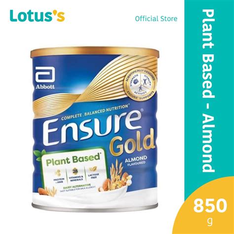 Ensure Gold Plant Based Almond Milk Powder G Shopee Malaysia