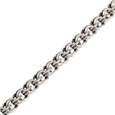 Серебряная цепь Бисмарк 100