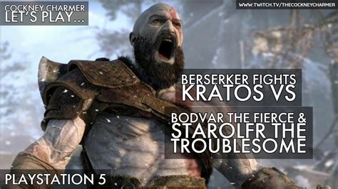 God Of War Ragnarok Berserker Fight Starolfr The Troublesome