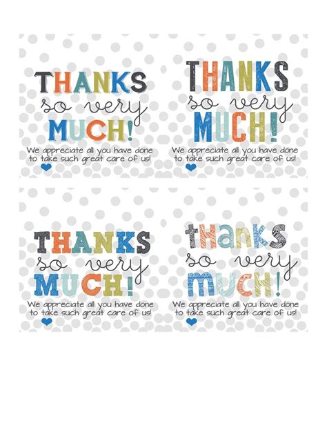 Thank You Cards Cards Dots