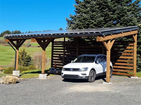 D Couvrez Tous Nos Carports Classique Bois Acier Carport Solaire