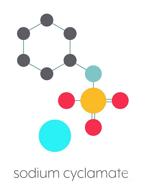 Sodium Cyclamate Artificial Sweetener Molecule Photograph By Molekuul