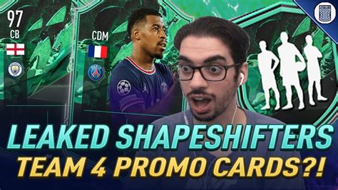 No Way 😱 Official Leaked Shapeshifter Team 4 Promo Cards Fifa 22 Ultimate Team Youtube