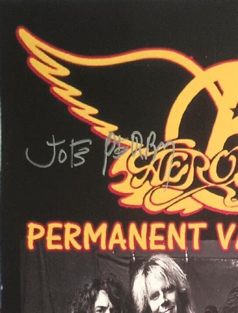 1988 Aerosmith Original Concert Poster REPRODUCTION RP Autographed By ...