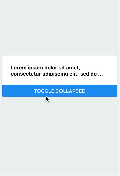 Typescript How To Animate Expanding Collapsing A Text Preview In