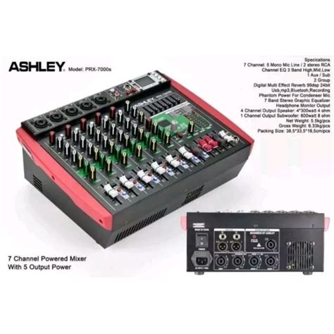 Jual Power Mixer Ashley PRX 7000S PRX7000S PRX 7000S Shopee Indonesia