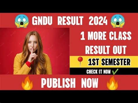 Gndu Result Publish Nowbreaking News St Semester Gndu Result