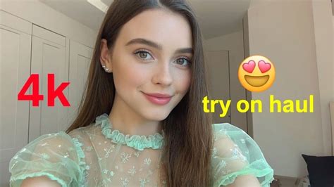 4k Plus Size Transparent Try On Haul See Through Fashion Transparent Lingerie L Bikini Haul 2025