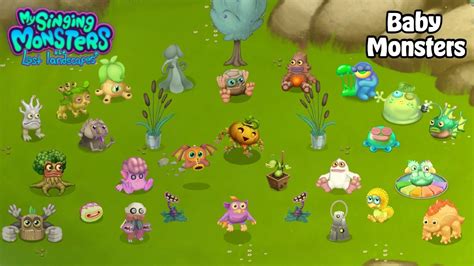 My Singing Monsters The Lost Landscapes All Baby Monster Animations